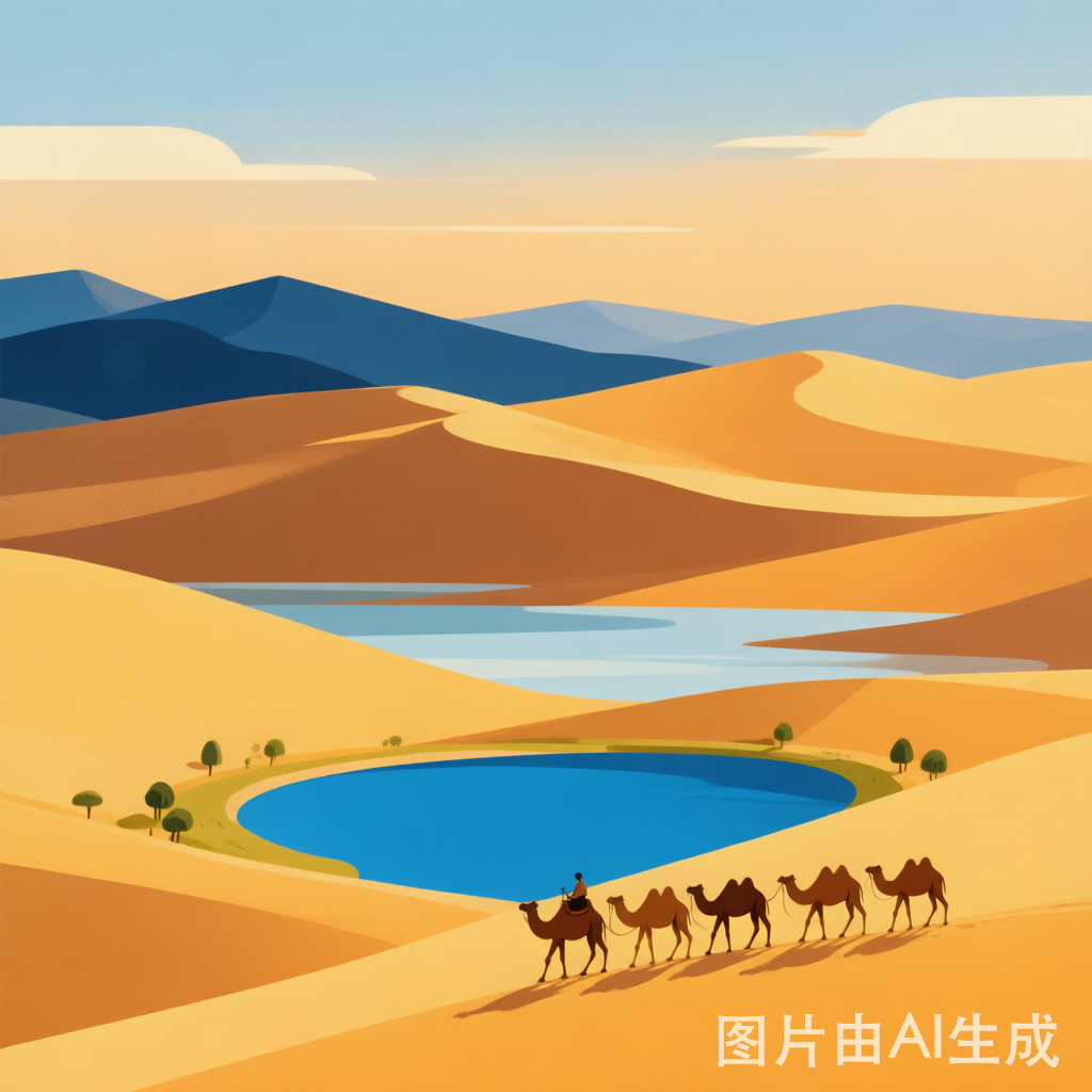 鸣沙山月牙泉
